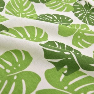 ผ้าปูโต๊ะผ้าฝ้ายโพลีเอสเตอร์แบบนอร์ดิกผ้าปูโต๊ะทรงสี่เหลี่ยมผืนผ้าพิมพ์ลายใบไม้สีเขียวสำหรับบ้านหรืองานปาร์ตี้ - Product Image 6