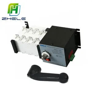 Persetujuan OEM ZHQ6 Saklar Transfer Otomatis Pengontrol Generator 100a 200a 250a 400a 630a ATS 3P/4P