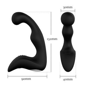 USB ricaricabile Silicone Butt masturbatore massaggiatore prostatico 10 velocità muto anale P spot vibratore giocattoli adulti del sesso per l'uomo - Product Image 5