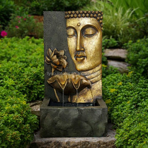 Statue <span class=keywords><strong>de</strong></span> <span class=keywords><strong>tête</strong></span> <span class=keywords><strong>de</strong></span> <span class=keywords><strong>Bouddha</strong></span> en pierre artificielle d'intérieur célèbre, décoration <span class=keywords><strong>de</strong></span> jardin en cascade, <span class=keywords><strong>fontaine</strong></span> d'eau - Product Image 5