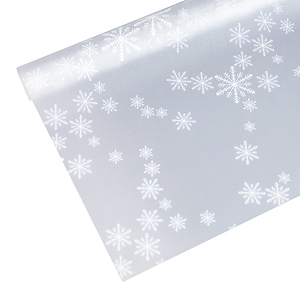 3d efecto copos de nieve de diseño de ventana película decoración para el hogar de vidrio - Product Image 2