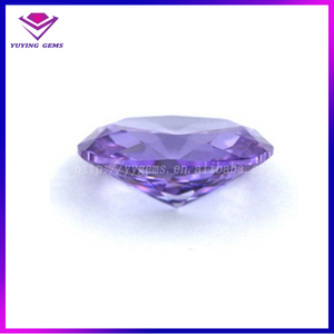 Violeta <span class=keywords><strong>oval</strong></span> cz cubic zirconia piedra gemas de alta calidad para la joyería de moda colgante - Product Image 3