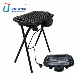 Uniwise Vỉ Nướng Bbq Điện Đứng Trong Nhà Thương Mại Với Chân Loại X