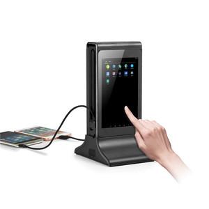 Estación de Carga con Pantalla Publicitaria Digital Wifi, Banco de Energía Publicitario con Menú de 20800 mAh para Restaurante o Cafetería - Product Image 6