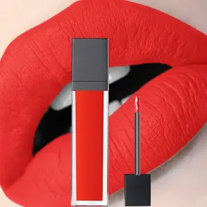 Private Label Lippen Beauty Make-Up Natuurlijke Langdurige Organische Veganistische Waterdichte Matte Vloeibare Lippenstift