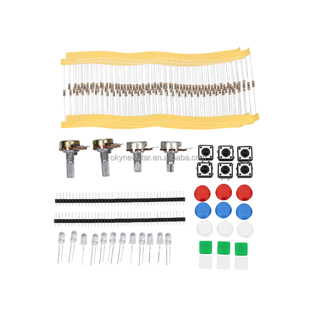 Basic Learning Suite DIY Electronic Carbon Film Resistor With Button Touch Switch Starter Kit