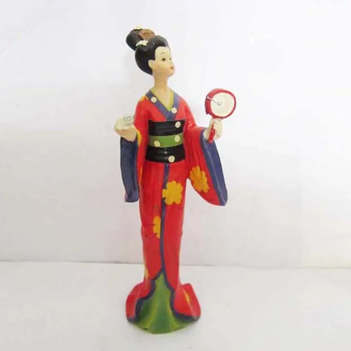 Bella geisha giapponese figurine
