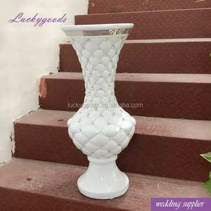 Vase à fleurs décoratif pour table de restaurant LG20170920-5, grand vase en fibre de verre de 127 cm, blanc, pots, jardinière, panier à fleurs, bac à fleurs, pergola - Product Image 4
