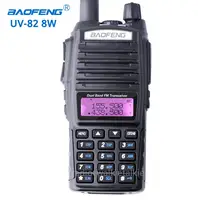 10 كجم Baofeng UV-82 الحقيقي 8W اسلكية تخاطب VHF/UHF FM المزدوج الفرقة هام اتجاهين راديو