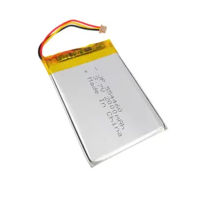 Capacidad 2000mah más ciclos recargable de litio de 3,7 v, ion lipo batería 554460 tablet batería