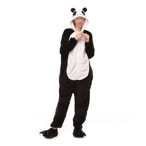 Commercio all'ingrosso di Inverno Pijama Punto Pigiama Set di Indumenti Da Notte Del Fumetto Delle Donne Della Chiusura Lampo Degli Uomini AnimalPajama - Product Image 2