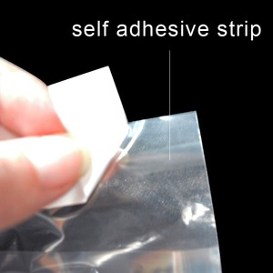 Bolsas de celofán autoadhesivas Cpe, plástico resellable con impresión personalizada - Product Image 2