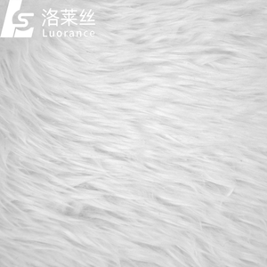 थोक सफेद सिंथेटिक अशुद्ध फर कपड़े - Product Image 1