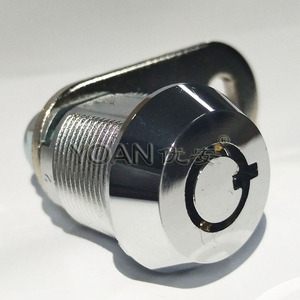 אבטחה גבוהה 3-מפתחות אבץ סגסוגת צינור מתכת מנעולים עבור מכונות מזל - Product Image 6