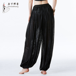 새로운 부족 밸리 댄스 유니섹스 브로케이드 전체 팬츠 집시 블루머 하렘 바지 - Product Image 5