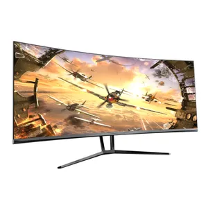 3440*1440 35 inç kavisli çerçevesiz 4k monitör oyun 120Hz LED monitör