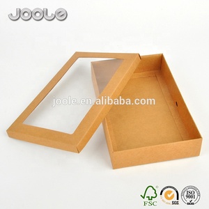 Cajas de Cartón Kraft Personalizadas OEM con Tapas Transparentes, 350gsm-600gsm, Acabado Mate, Impresión en Dorado, Ventaja UV - Product Image 4