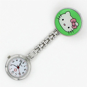 De moda de <span class=keywords><strong>Hola</strong></span> kitty cara de aleación de reloj de enfermera de logotipo personalizado de cuarzo reloj de enfermera <span class=keywords><strong>árabe</strong></span> números reloj de enfermera precio de fábrica - Product Image 2