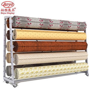 Debout libre papier peint tissu tapis présentoir en métal - Product Image 3