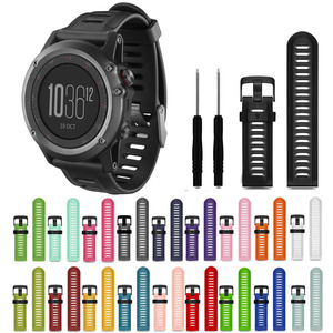 YHQ-<span class=keywords><strong>Correa</strong></span> de silicona para reloj Garmin <span class=keywords><strong>Fenix</strong></span> <span class=keywords><strong>3</strong></span> <span class=keywords><strong>HR</strong></span> <span class=keywords><strong>Fenix</strong></span> 6X 5X Plus - Product Image 1