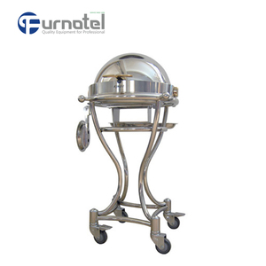 C137 Luxe Dubbele Lagen Rvs Roast Beef Tool Drinken Serveren Trolley Winkelwagen - Product Image 4