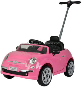 <span class=keywords><strong>Voiture</strong></span> à pédales <span class=keywords><strong>Fiat</strong></span> <span class=keywords><strong>500</strong></span> sous licence avec poignée de poussée, nouveaux jouets à pédales pour enfants 2018 - Product Image 1