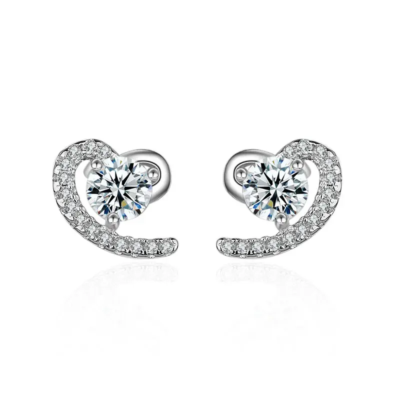 Elegant and Fashionable Heart Shaped Romantic Women's Love Earrings for Lovers