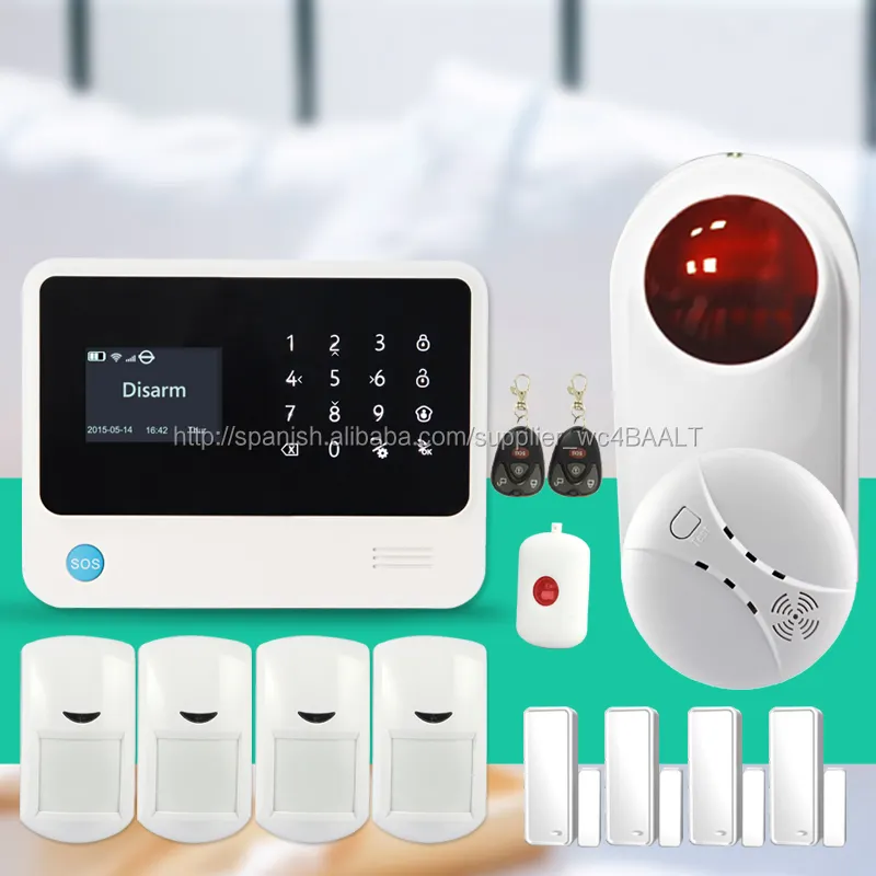 2016 más reciente wireless casa sistema de alarma descargar la aplicación google play store patio sistema de alarma de seguridad