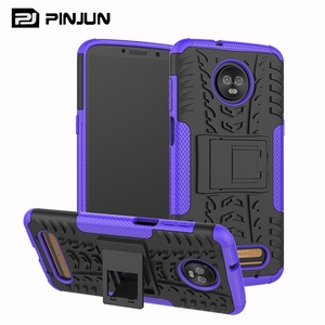 Funda trasera antideslizante de tpu para <span class=keywords><strong>moto</strong></span>, protector de teléfono híbrido 2 en 1 con patrón de neumático para z3 play G42 <span class=keywords><strong>G31</strong></span> G32 G62 G82 Edge 2022 - Product Image 3