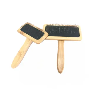 Cheap price wooden pet dog brush cleaning brush for dogs and cats