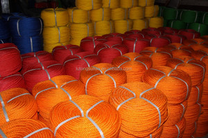 Màu Đỏ Vàng Xanh 3 Hoặc 4 Sợi Xoắn <span class=keywords><strong>PE</strong></span> Vòng Sợi Dây Pp Danline Xoắn Dây Polypropylene <span class=keywords><strong>Raffia</strong></span> Dây - Product Image 4