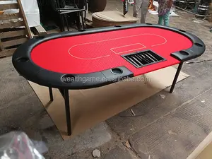 84inch High Quality Poker Table With Upgraded Metal Leg