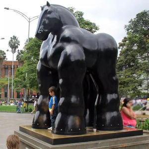 <strong>Famous</strong> Fat Horse Art <strong>Abstract</strong> Sculpture Bronze Fernando Botero Horse Statue