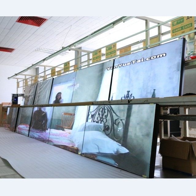 Indoor Advertising Playing Equipment Splicing Screen 45 47 48 49 55inch Ultra Narrow Bezel 0.8mm 4k TFT LCD Video Wall Screen