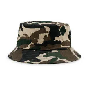 Camo Topi Memancing Lidah Pendek Uniseks, Topi Ember Kosong Matahari Luar Ruangan Musim Panas