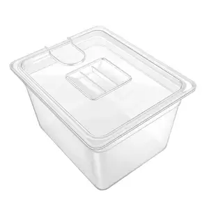 Sea-Maid Sous Vide Container 12 Quart EVC-12 with Collapsible Hinge Lid for sous vide Cookers