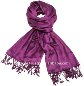 Autumn Rayon Pashmina <b>Wrap</b> Viscose Satin <b>Shawl</b>-Traditional Scarf & <b>Shawl</b> - Product Image 3