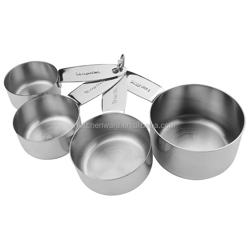 Wholesale Cute 4 Pcs Stainless Steel Measuring Cup