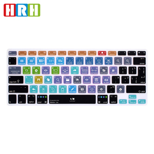 BSCI nhà máy OEM ODM Hotkey Ableton sống phím tắt DIY Bàn phím Skin bìa cho Mac <span class=keywords><strong>13</strong></span> 15 17 máy tính xách tay với Nga Bàn phím Bìa - Product Image 1