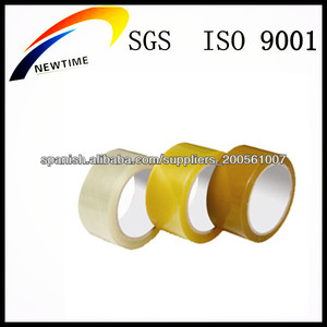 fabricante transparente claro / amarillento / marrón / <span class=keywords><strong>moreno</strong></span> Bopp cinta adhesiva de China a base de solvente - Product Image 1