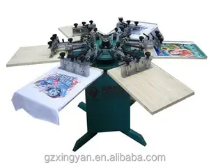 Guangzhou Warmte Persmachine/Handmatige Zeefdruk Machine Drukt