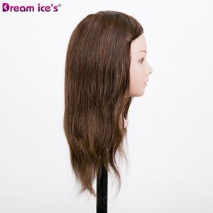 DREAM.ICE 100% Vrais Cheveux de <span class=keywords><strong>Femme</strong></span> Humaine 8-24 Pouces #613 Brun <span class=keywords><strong>Blonde</strong></span> Tête de <span class=keywords><strong>Mannequin</strong></span> pour Cheveux Tressage Formation Épaule <span class=keywords><strong>Mannequin</strong></span> - Product Image 3