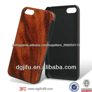 Grosso de madeira pc caso difícil para o iphone5c, china fabrico e fornecimento de telefone caso