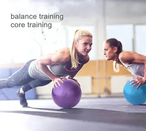 Bola Yoga Mini Bola Kebugaran Fisik untuk Alat Fitness Bola Keseimbangan Latihan Rumah Pods Keseimbangan GYM YoGa Pilates 25Cm