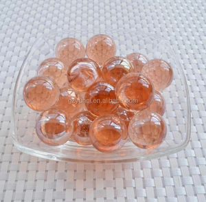 Bianco chiaro iridescente retro ciottoli di vetro giardino decorativo vetro ciottoli di cristallo marmi piatte - Product Image 6