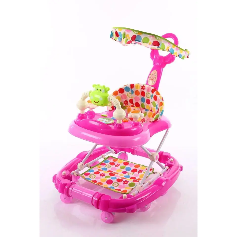 Trotteur rond 4 en 1 rotatif pour bébé, poussette d'extérieur, pas cher, 360 degrés, vente en gros, livraison gratuite