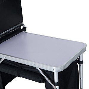 <span class=keywords><strong>Meuble</strong></span> <span class=keywords><strong>de</strong></span> <span class=keywords><strong>rangement</strong></span> pliant portable en aluminium pour barbecue <span class=keywords><strong>de</strong></span> <span class=keywords><strong>camping</strong></span> extérieur, table <span class=keywords><strong>de</strong></span> cuisine extérieure en MDF 5mm, vente en gros d'usine - Product Image 5