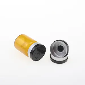 Color de venta como su requerido, venta al por mayor de aluminio pequeño frasco de vidrio voltea tapas lágrima tapa 20mm 10ml vial