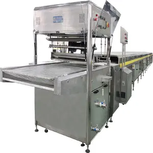 SJP series small chocolate coating machine/enrobing line/chocolate enrober