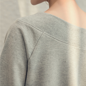 2018 Gros Oversize Off Épaule Manches Longues Mode Top Femmes - Product Image 5